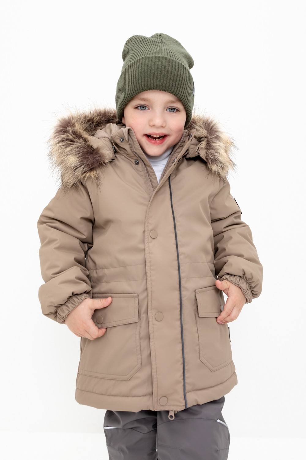 картинка Пальто зимнее для мальчика Crockid ВК 36096/1 УЗГ (122-158) от магазина детских товаров ALiSa