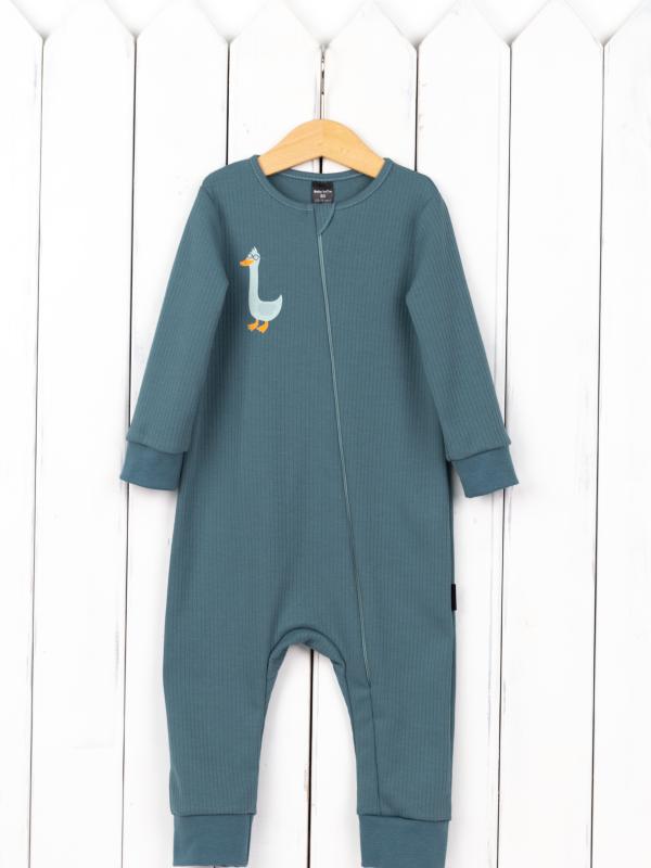 картинка Комбинезон на манжете Baby Boom К371/6-И я730 Гуси, штормовое море от магазина детских товаров ALiSa