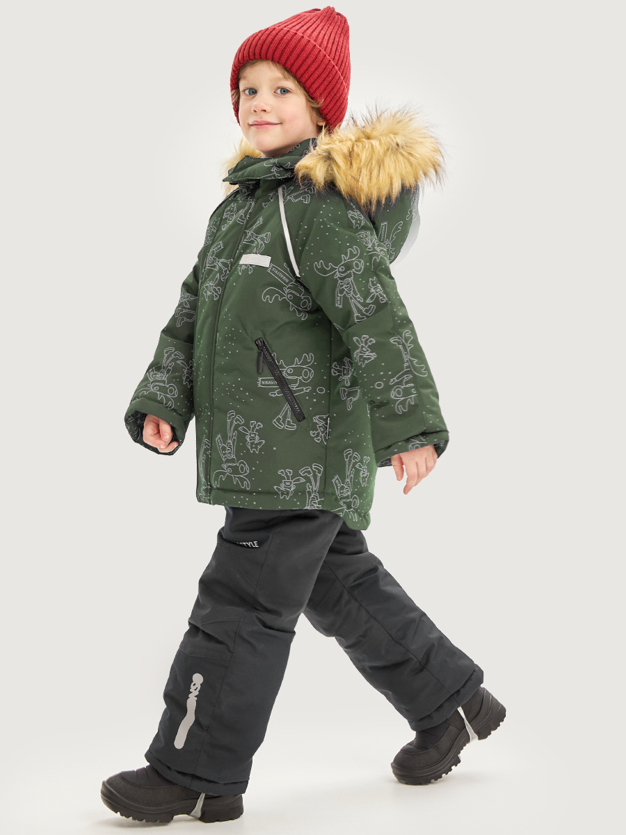 картинка Комплект для мальчика NIKASTYLE 7з0725 Хаки черный от магазина детских товаров ALiSa