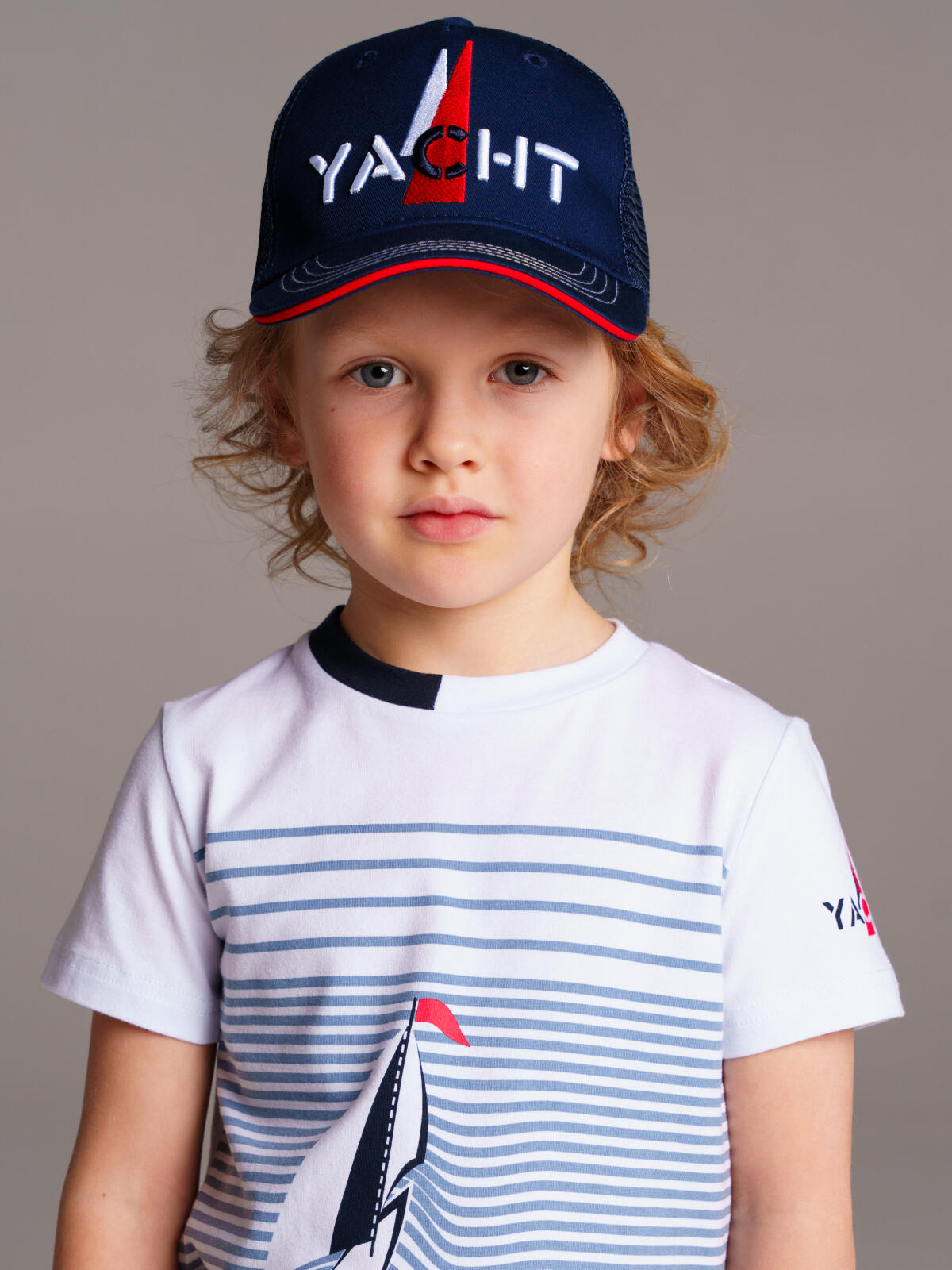 картинка Кепка текстильная для мальчика PL 12412183 Синяя от магазина детских товаров ALiSa