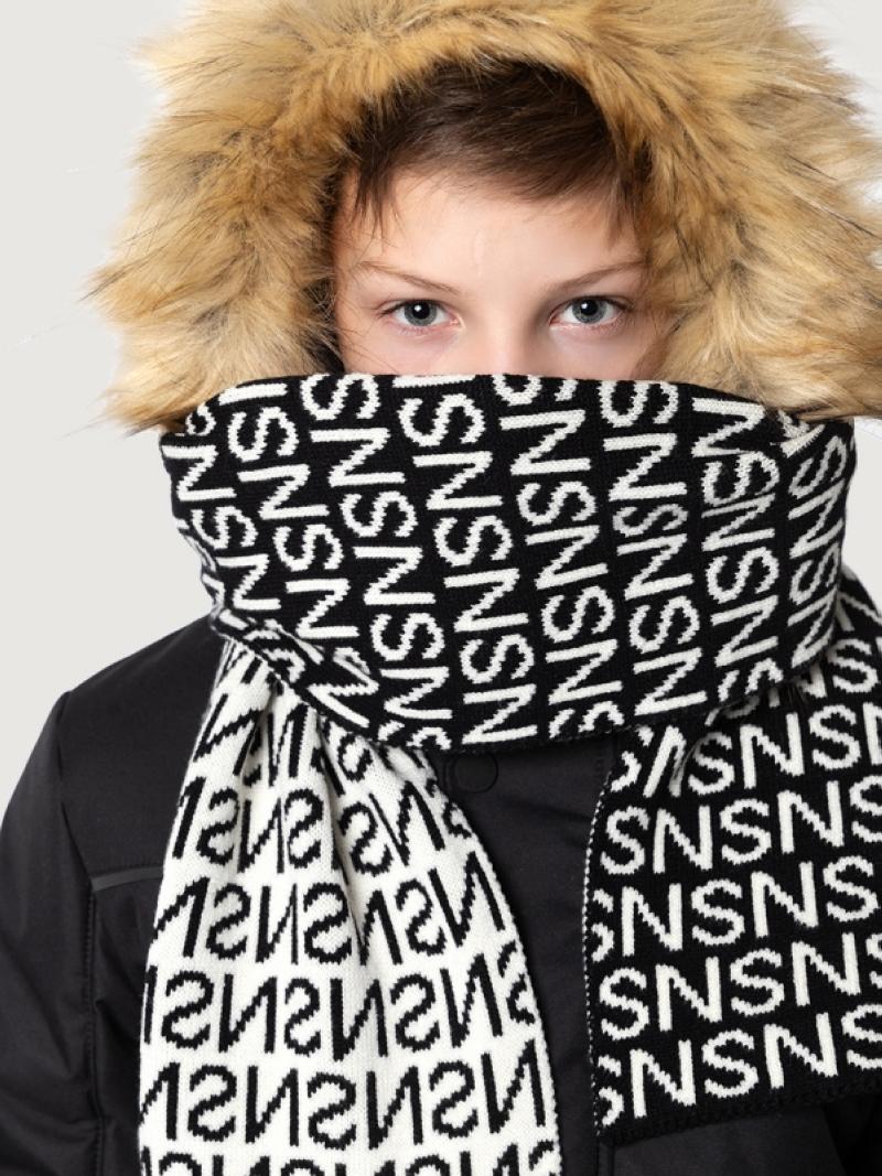 картинка Шарф детский NIKASTYLE 17з16925 Черный от магазина детских товаров ALiSa