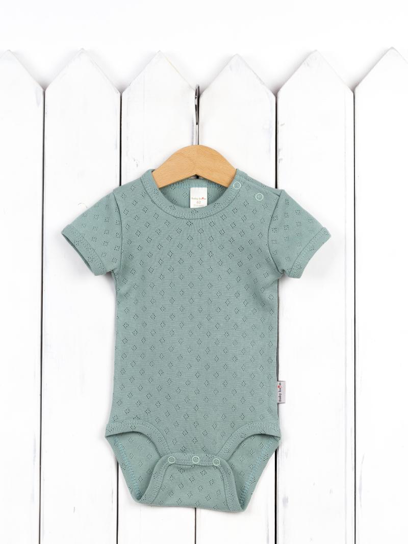 картинка Боди детское Baby Boom Б111/12-Р я712 Ажур шалфей от магазина детских товаров ALiSa