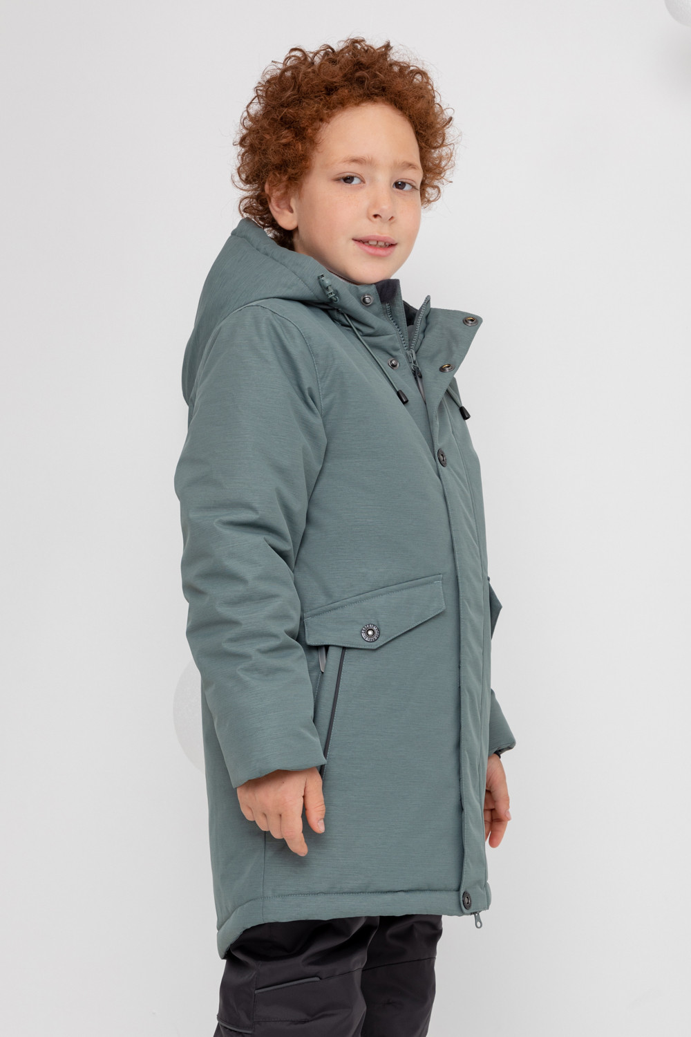 картинка Пальто зимнее для мальчика Crockid ВК 36097/1 ГР от магазина детских товаров ALiSa