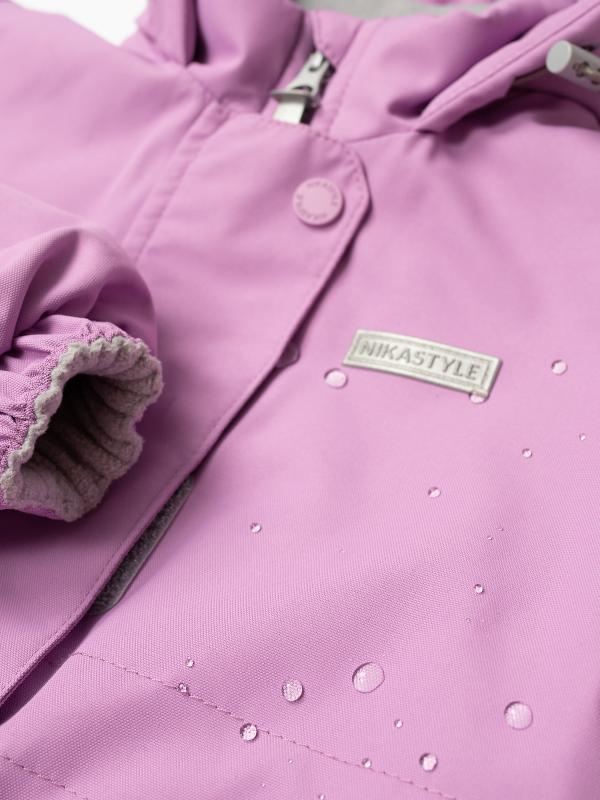 картинка Комплект утеплённый для девочки NIKASTYLE 7м2225 Орхидея серый от магазина детских товаров ALiSa