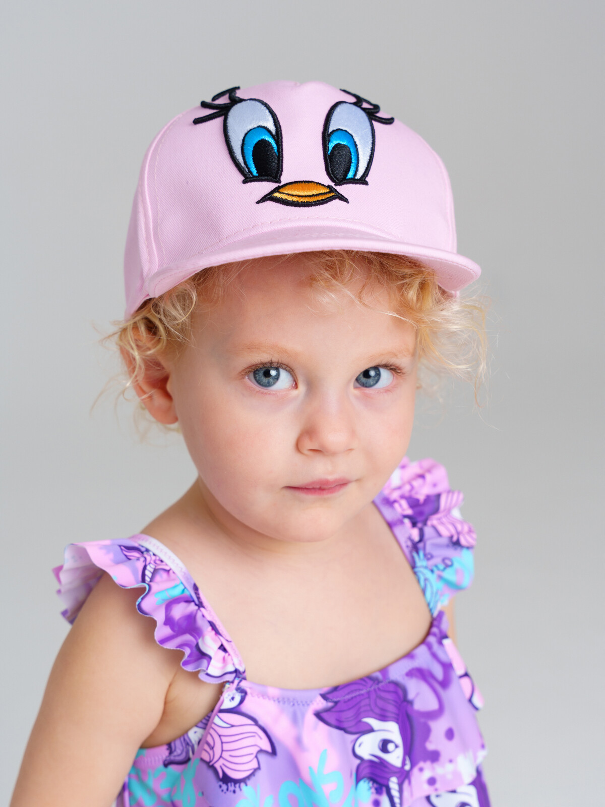 картинка Кепка текстильная для девочки PL 12543030 Розовый от магазина детских товаров ALiSa