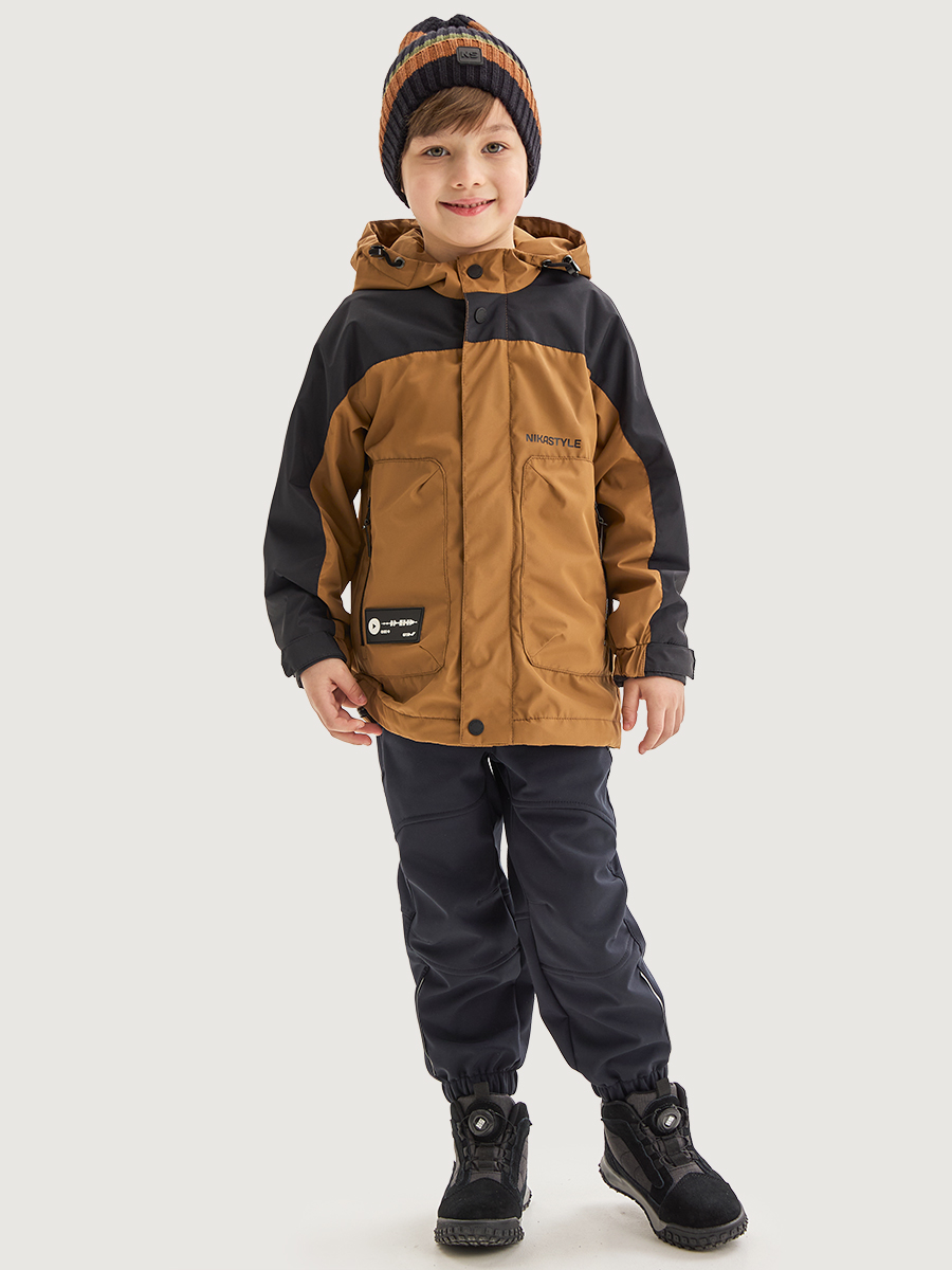 картинка Ветровка для мальчика NIKASTYLE 4л4925 Кэмел от магазина детских товаров ALiSa