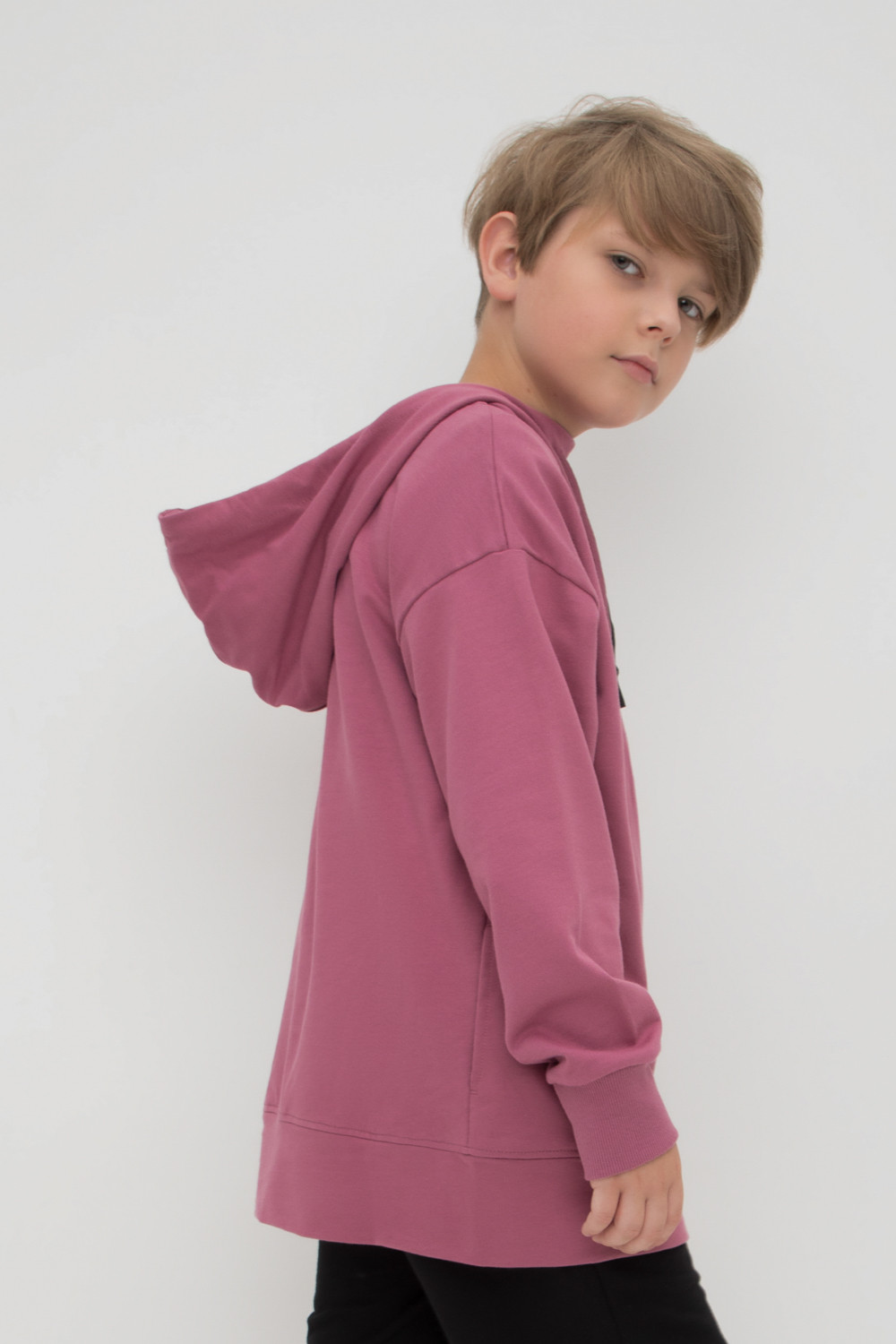 картинка Джемпер для мальчика Crockid КБ 302083 сливовый от магазина детских товаров ALiSa