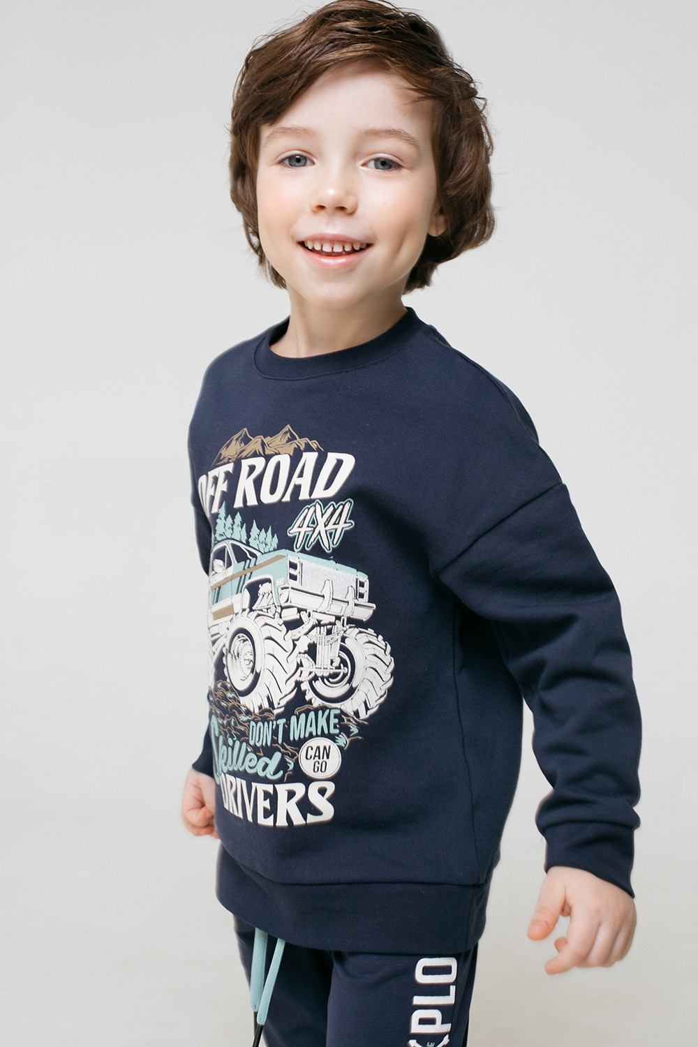 картинка Джемпер для мальчика Crockid КР 301499 индиго к312 от магазина детских товаров ALiSa