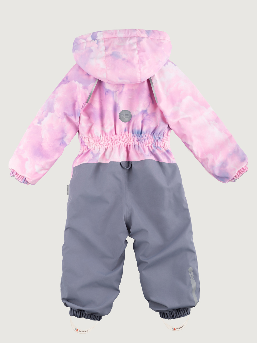 картинка Комбинезон утеплённый для девочки NIKASTYLE 8м0425 Розовый серый от магазина детских товаров ALiSa
