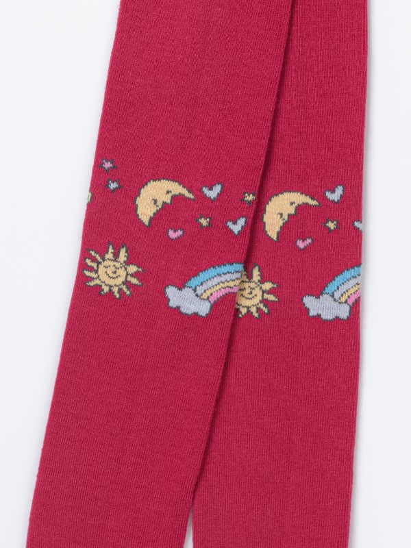 картинка Колготки для девочки Artie 2d823 Малиновый от магазина детских товаров ALiSa