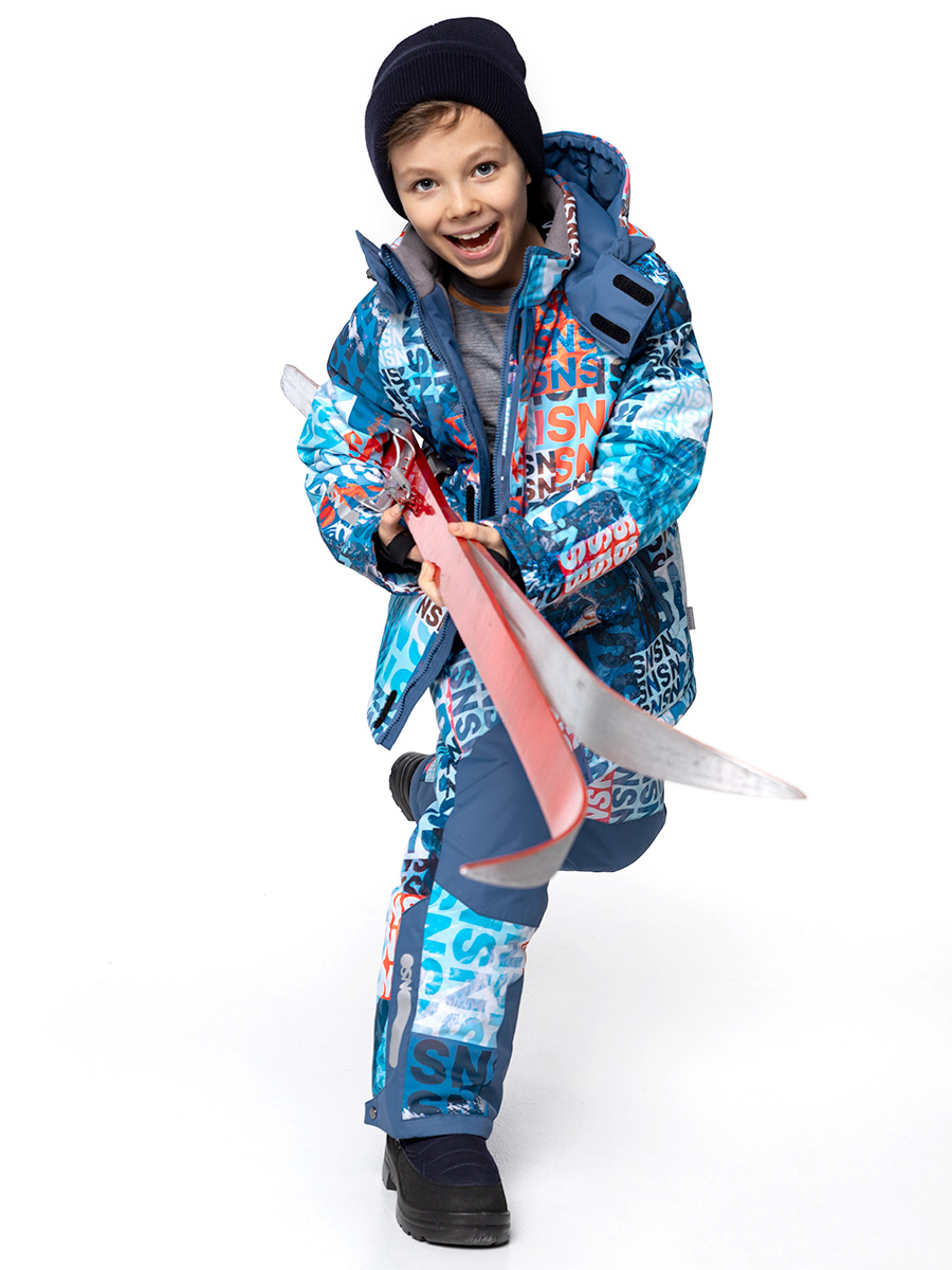 картинка Комплект зимний для мальчика NIKASTYLE 7з3124 Лед деним от магазина детских товаров ALiSa