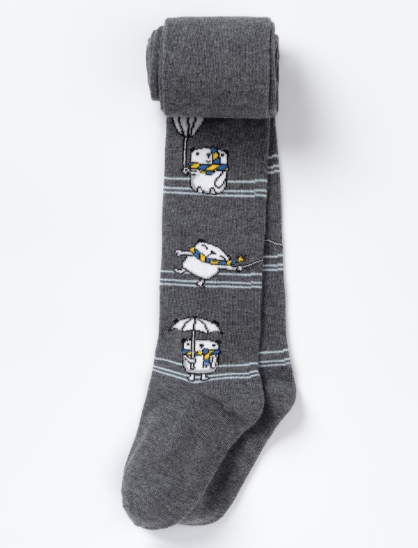 картинка Колготки для мальчика Artie 2m853 Темно-серый меланж от магазина детских товаров ALiSa