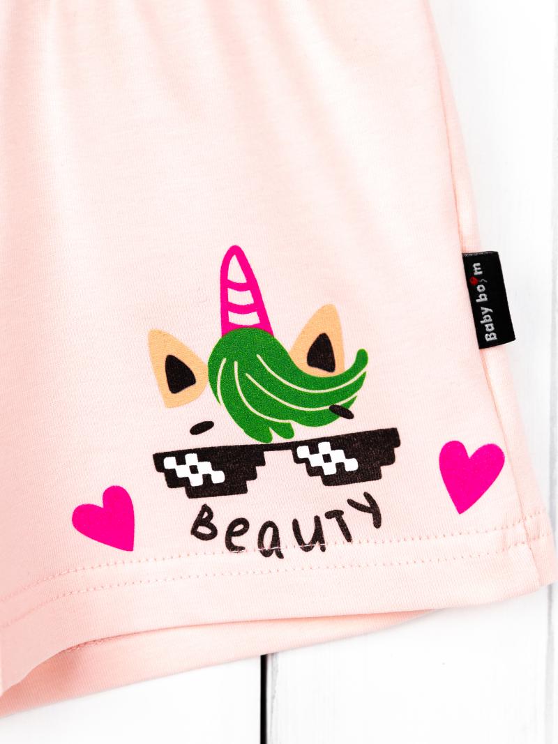 картинка Шорты для девочки Baby Boom П106/1-К Светло-розовый Б108 от магазина детских товаров ALiSa