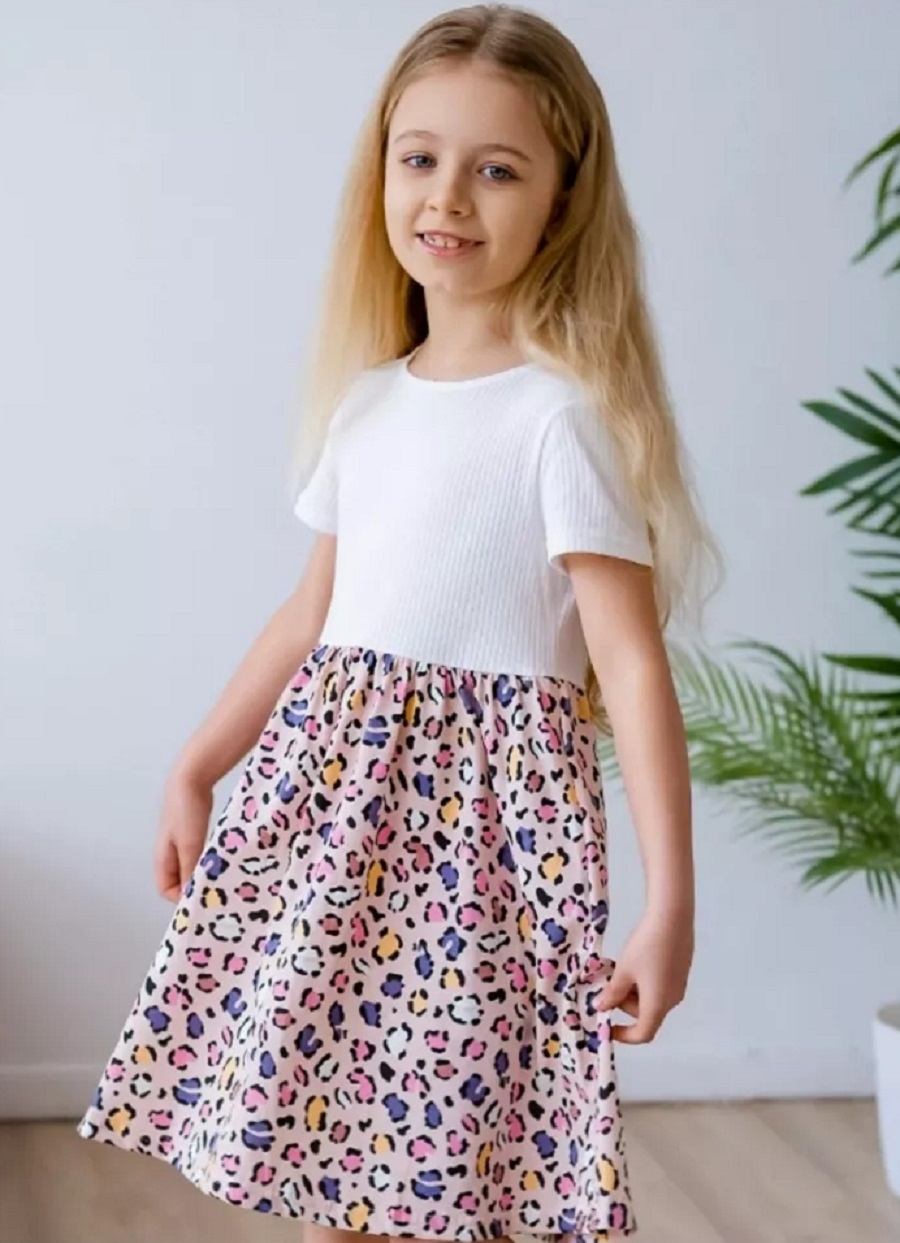 картинка Платье для девочки Youlala 1638900105 Молочный от магазина детских товаров ALiSa