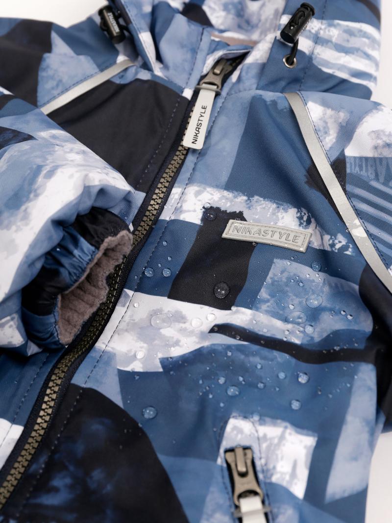 картинка Комбинезон утеплённый для мальчика NIKASTYLE 8м0925 Джинс неви от магазина детских товаров ALiSa