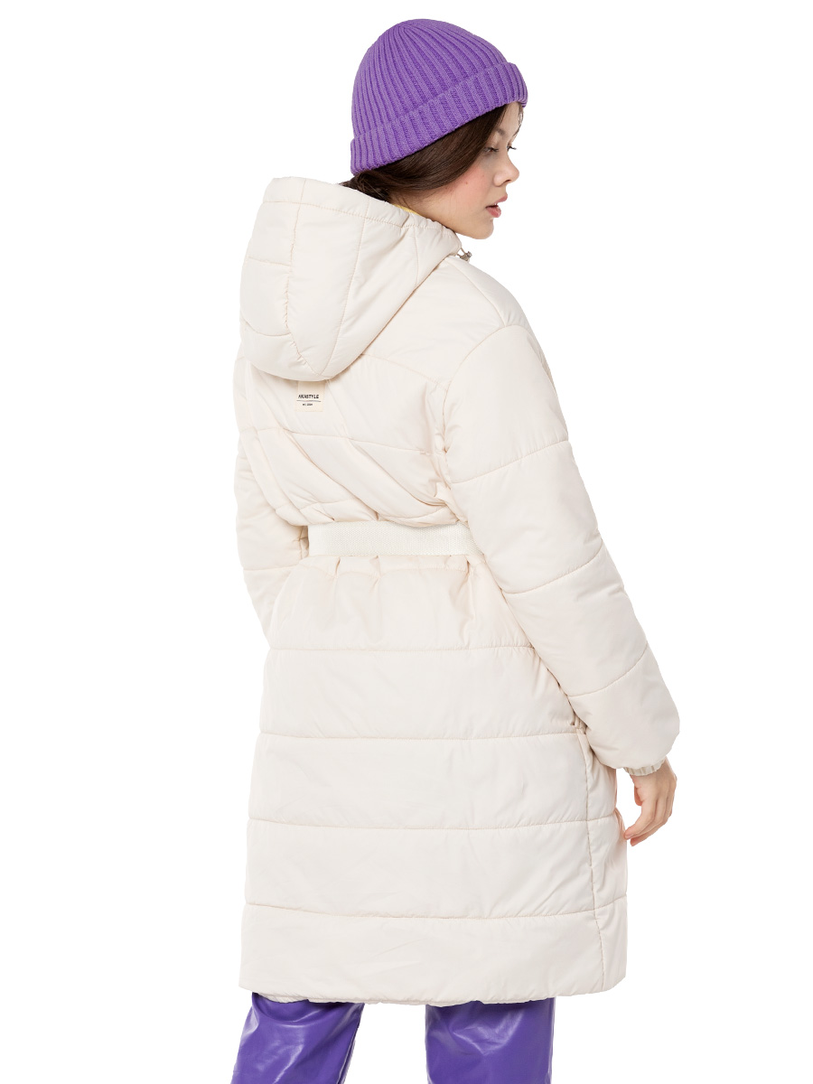 картинка Пальто утепленное для девочки NIKASTYLE 6м6024 кешью от магазина детских товаров ALiSa