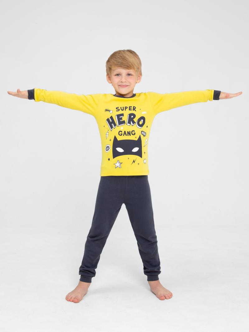 картинка Пижама для мальчика Cherubino CWKB 50138-30 Желтый от магазина детских товаров ALiSa