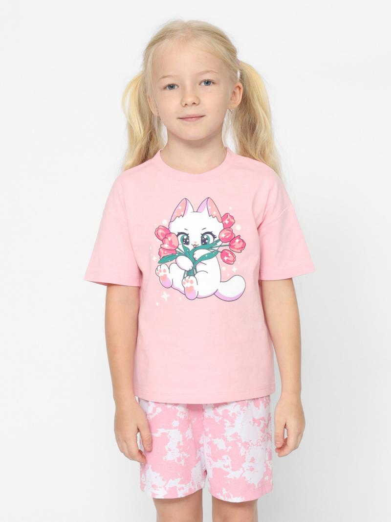 картинка Пижама для девочки Cherubino CWKG 50146-27 Розовый от магазина детских товаров ALiSa