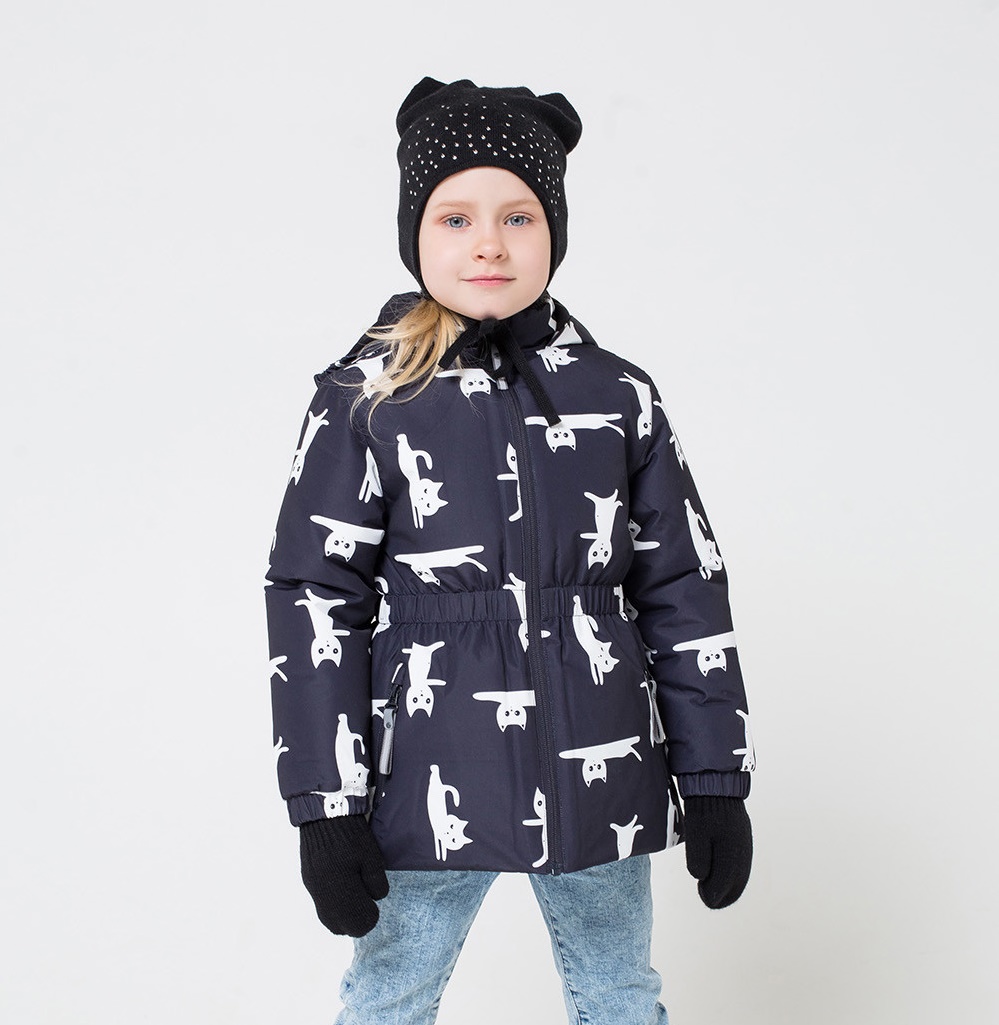 картинка Куртка зимняя для девочки Crockid ВК 38032/н/1 ГР от магазина детских товаров ALiSa