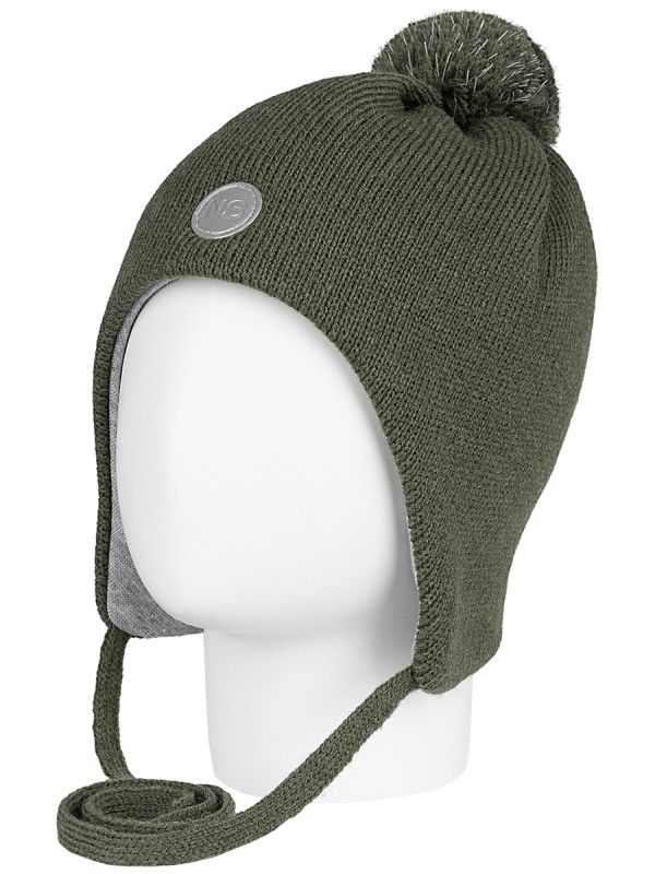 картинка Шапка утепленная для мальчика NIKASTYLE 11з15424 Полынь от магазина детских товаров ALiSa