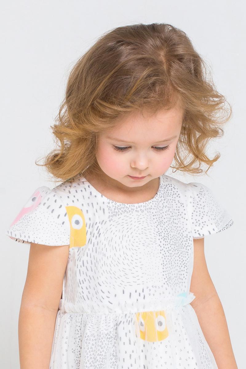 картинка Платье для девочки Crockid КР 5560 смайлики на сахаре к225 от магазина детских товаров ALiSa