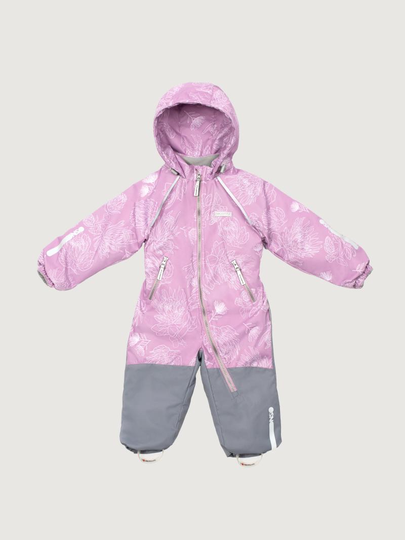 картинка Комбинезон утеплённый для девочки NIKASTYLE 8м1625 Орхидея серый от магазина детских товаров ALiSa