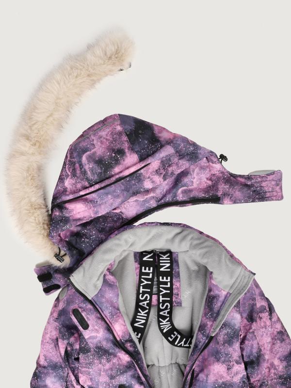 картинка Комбинезон для девочки NIKASTYLE 8з3425 Сухая роха Графит от магазина детских товаров ALiSa