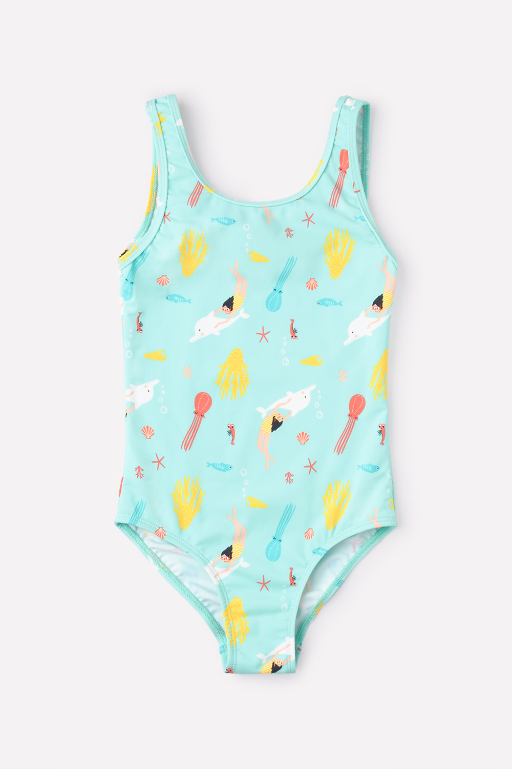 картинка Купальник для девочки Crockid ТК 16006/11н ХФ от магазина детских товаров ALiSa