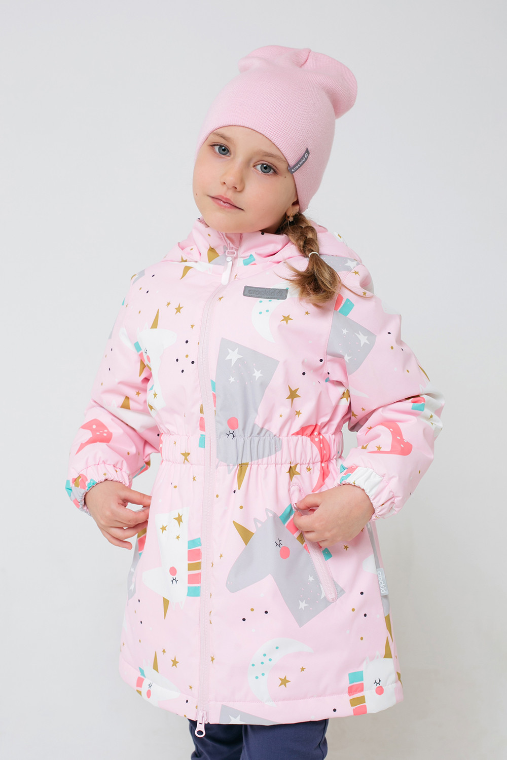картинка Куртка зимняя для девочек Crockid ВК 38057/н/1 УЗГ от магазина детских товаров ALiSa