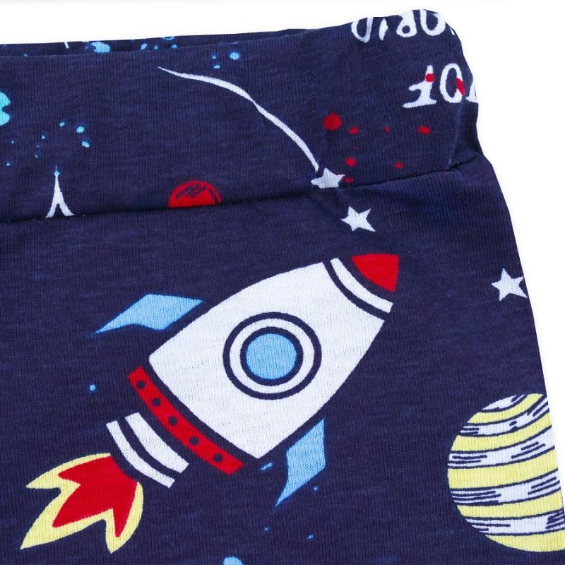 картинка Шорты для мальчика Youlala 0613102611 Темно синий космос от магазина детских товаров ALiSa