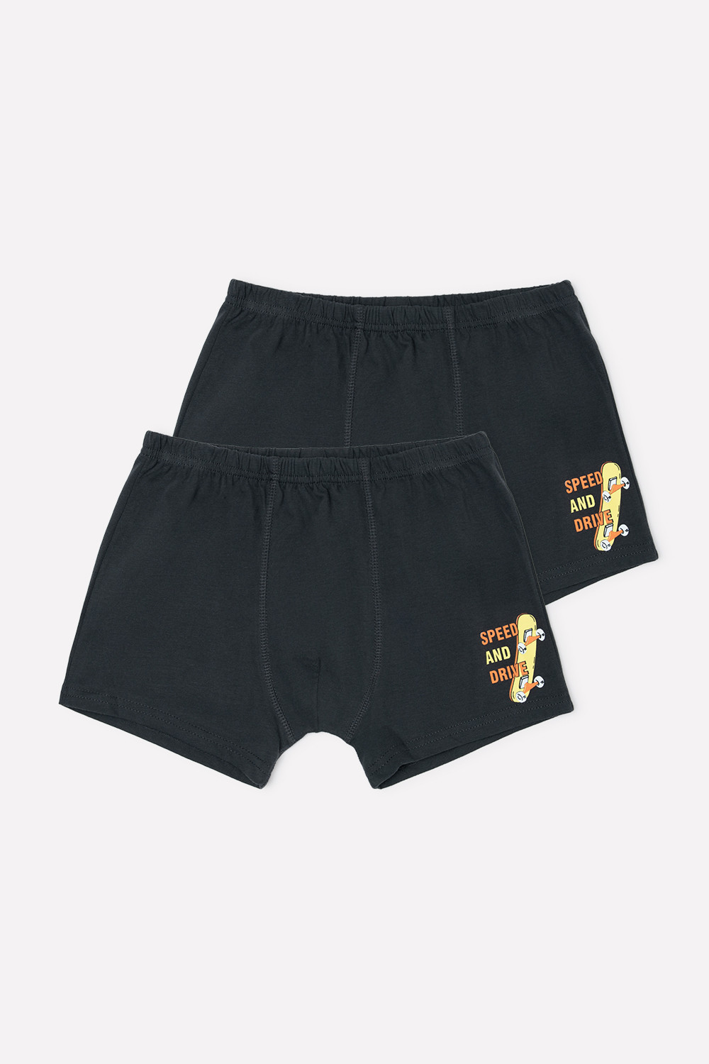 картинка Трусы для мальчика Crockid КБ 1912-2 черное дерево (скейт) от магазина детских товаров ALiSa