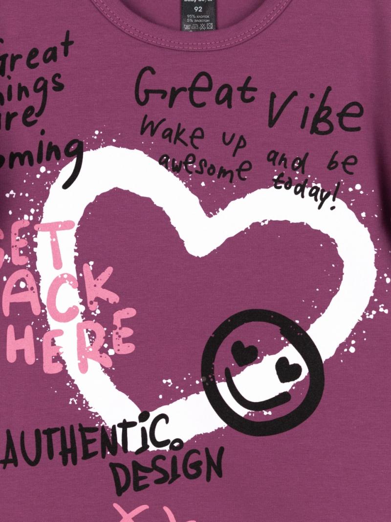 картинка Футболка для девочки Baby Boom Ф106/3-К Виноград Б117 от магазина детских товаров ALiSa