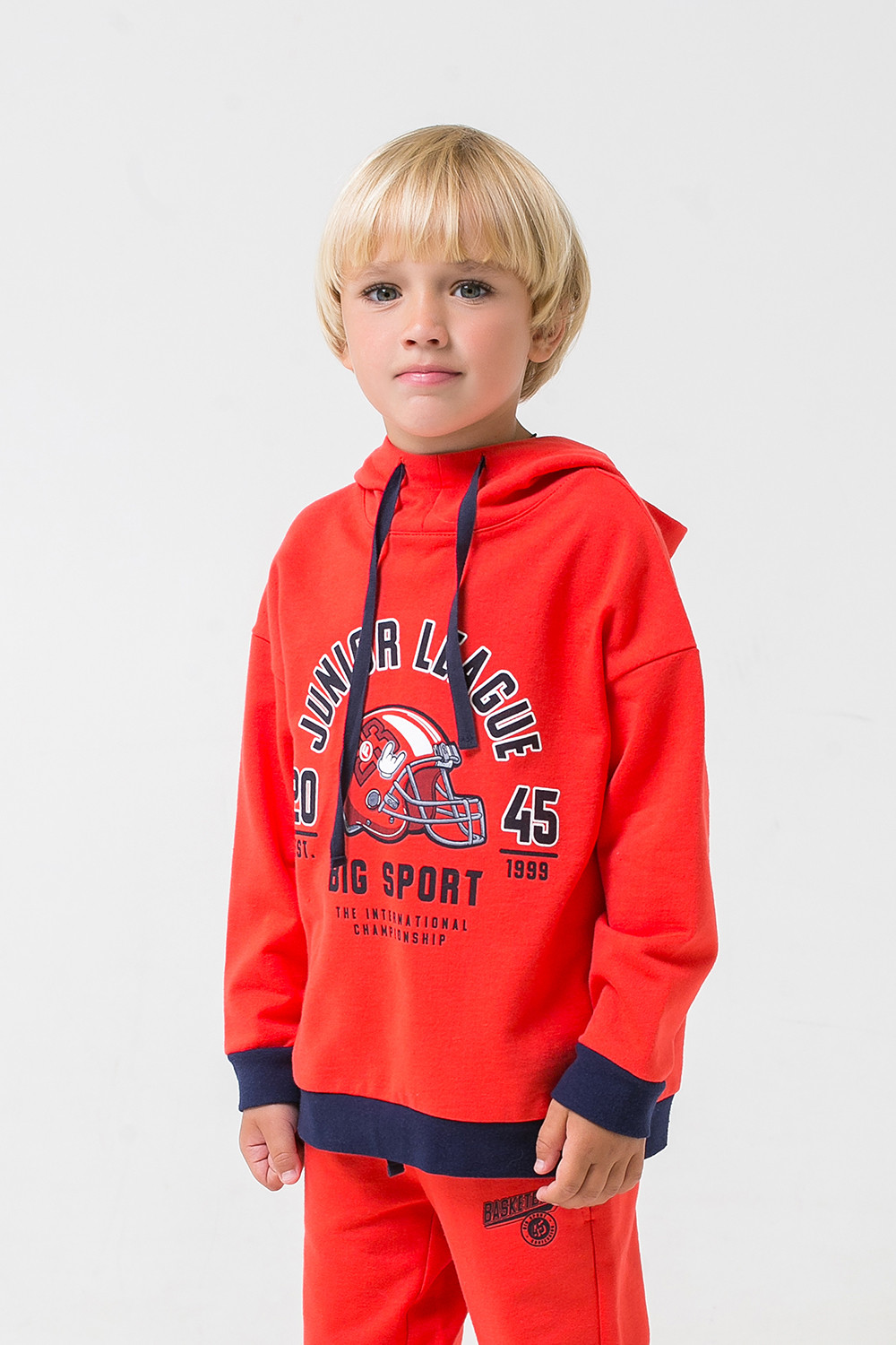 картинка Джемпер для мальчика Crockid К 301281 ярко-красный к1259 от магазина детских товаров ALiSa