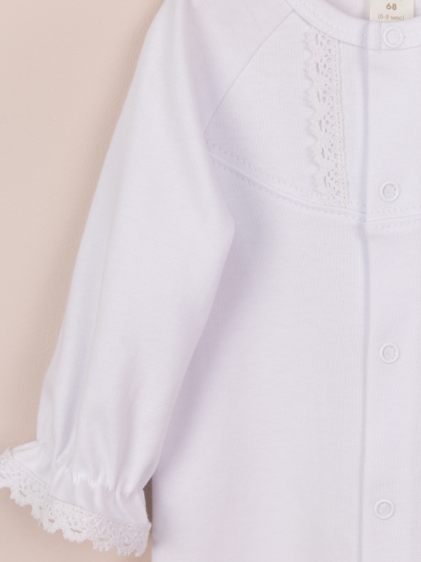 картинка Комбинезон для девочки Baby Boom К406/1-И Белый я737 от магазина детских товаров ALiSa