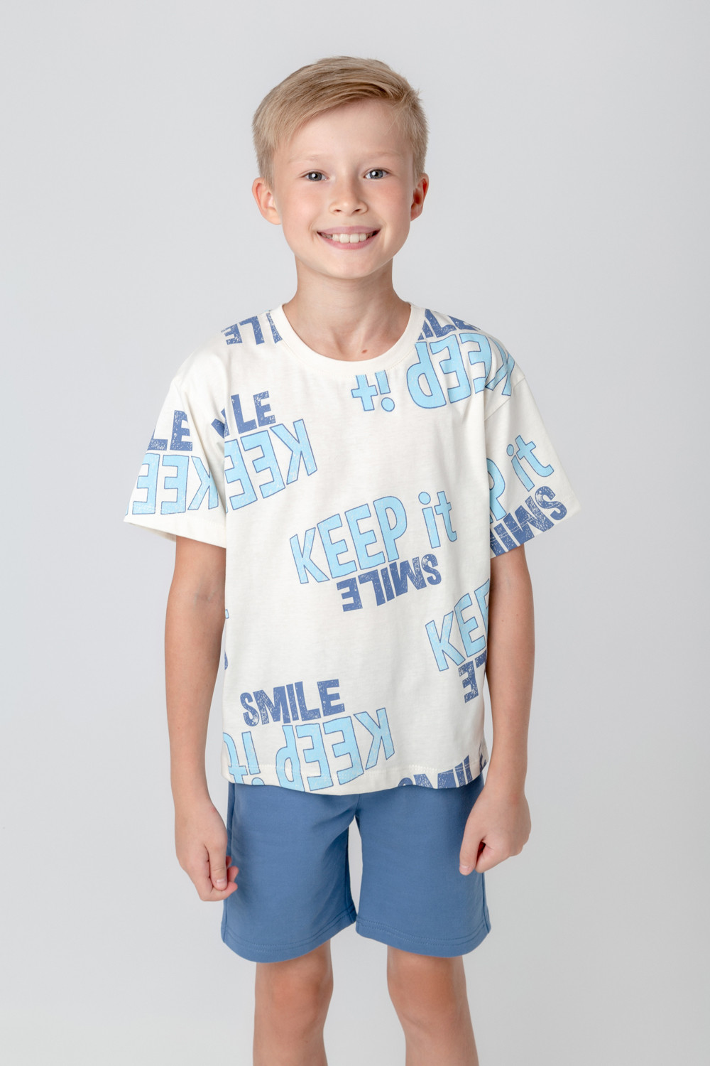 картинка Шорты для мальчика Crockid КР 400510 синяя волна к378 от магазина детских товаров ALiSa
