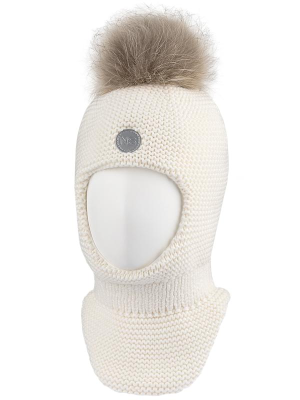 картинка Балаклава утепленная для девочки NIKASTYLE 10з15325 Молоко от магазина детских товаров ALiSa