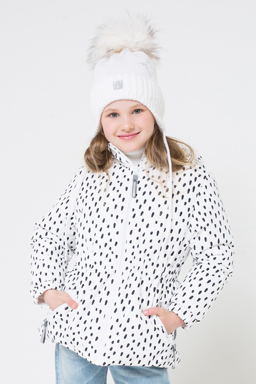 картинка Куртка зимняя для девочки Crockid ВК 38031/н/1 ГР от магазина детских товаров ALiSa