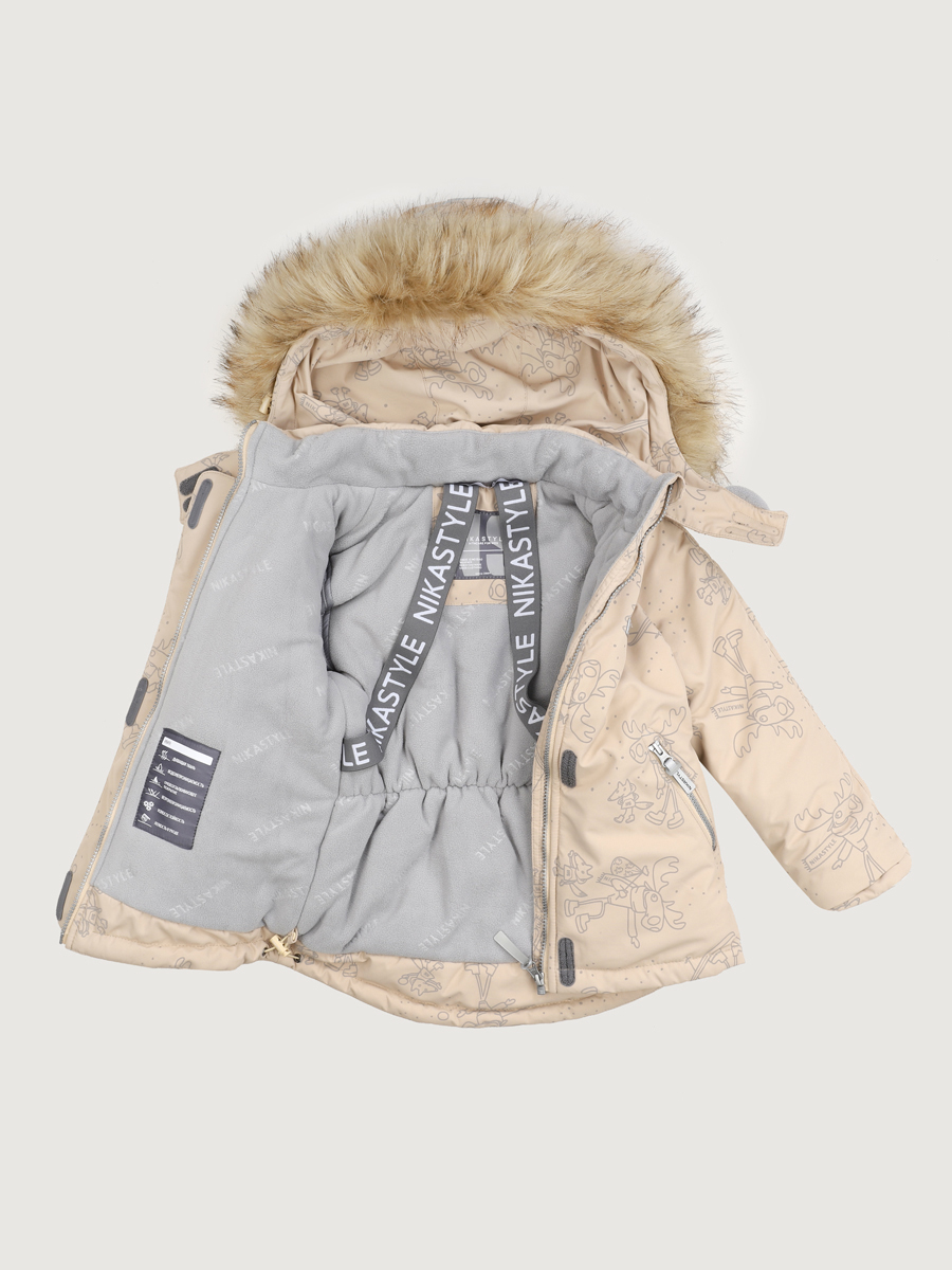 картинка Комплект для девочки NIKASTYLE 7з0825 Латте Серый от магазина детских товаров ALiSa