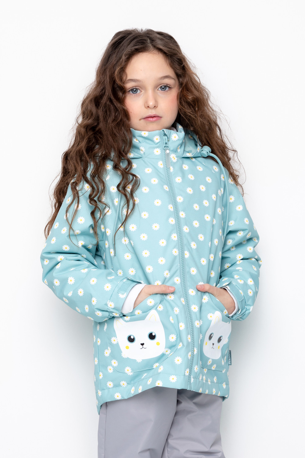 картинка Куртка утепленная для девочки Crockid ВК 32147/н/2 ГР от магазина детских товаров ALiSa