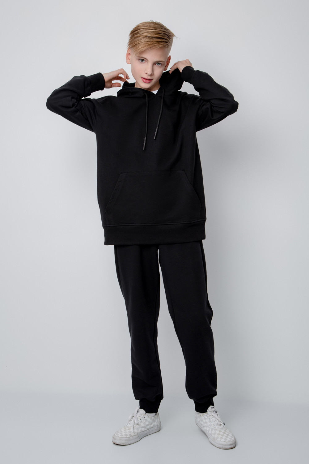 картинка Джемпер для мальчика Crockid КБ 302084 черный от магазина детских товаров ALiSa