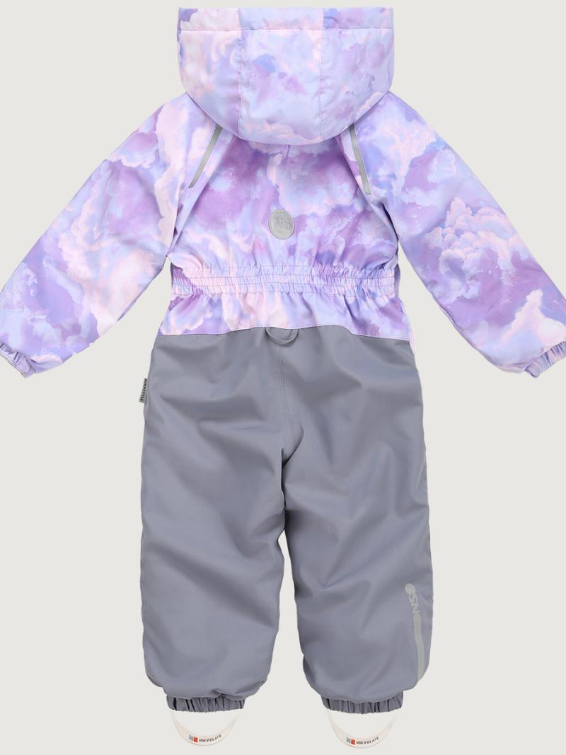картинка Комбинезон утеплённый для девочки NIKASTYLE 8м0425 Сирень серый от магазина детских товаров ALiSa