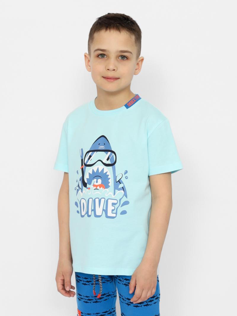 картинка Комплект для мальчика Cherubino CSKB 90180-43-370 Голубой от магазина детских товаров ALiSa