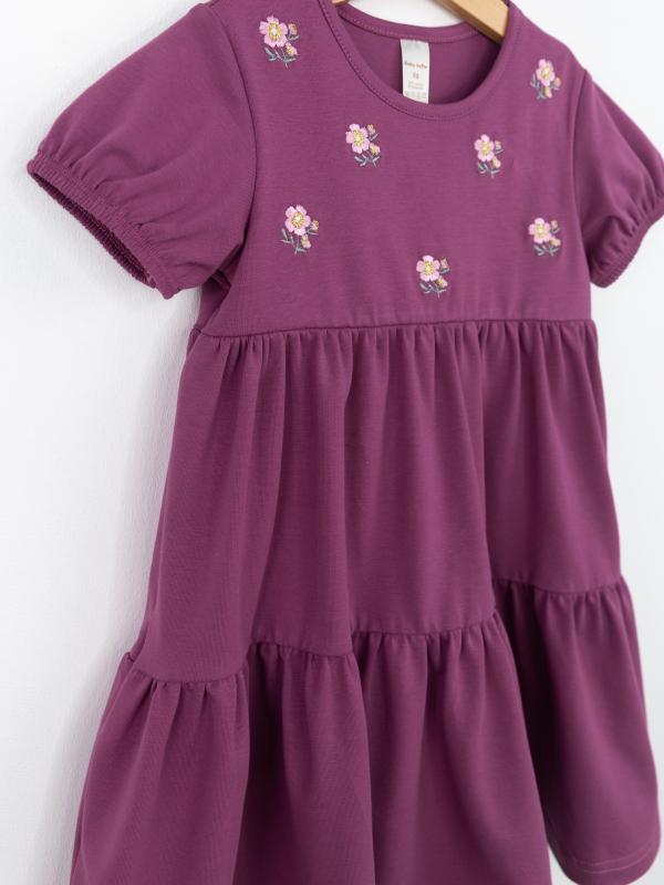 картинка Платье для девочки Baby Boom С266/3-К Виноград от магазина детских товаров ALiSa