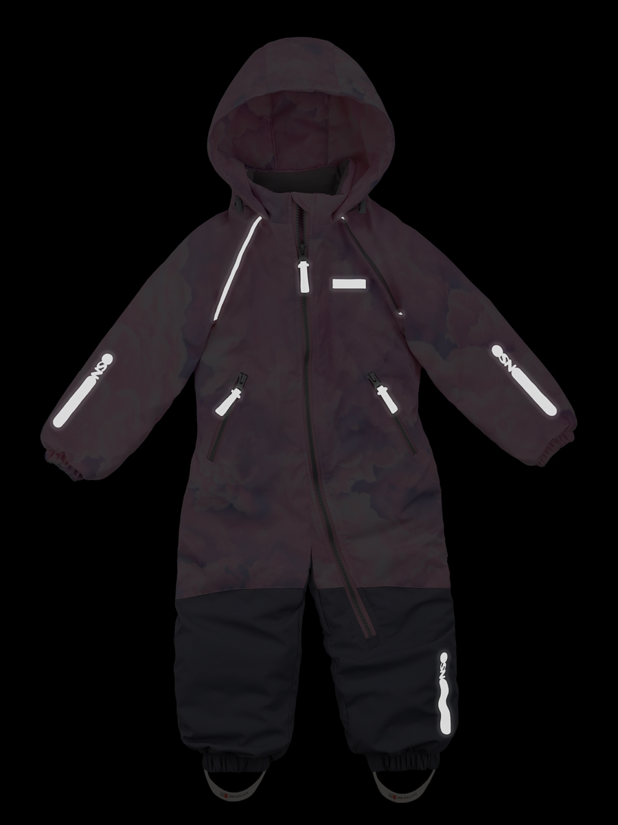 картинка Комбинезон утеплённый для девочки NIKASTYLE 8м0425 Розовый серый от магазина детских товаров ALiSa