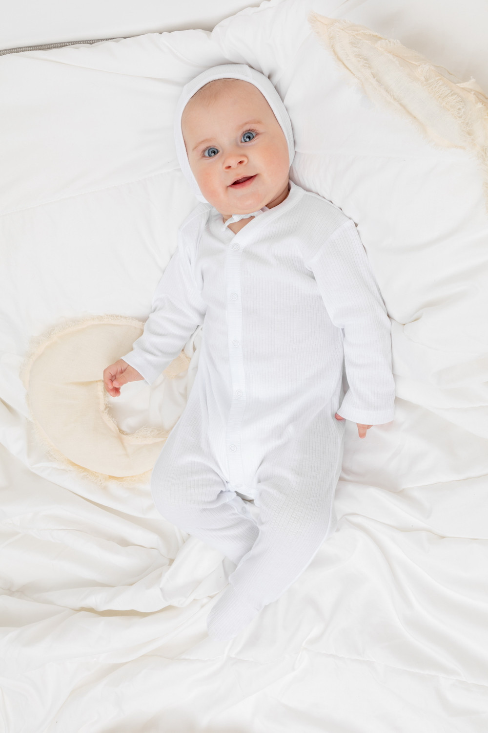 картинка Комбинезон детский Crockid К 6205-2 белый от магазина детских товаров ALiSa