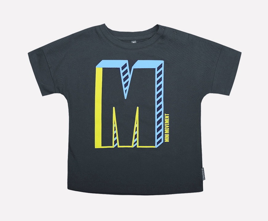 картинка Футболка для мальчика Crockid КР 300620 темно-серый3 к202 от магазина детских товаров ALiSa