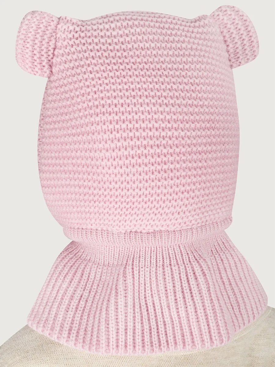 картинка Балаклава утепленная для девочки NIKASTYLE 10з15025 Светло-розовый от магазина детских товаров ALiSa