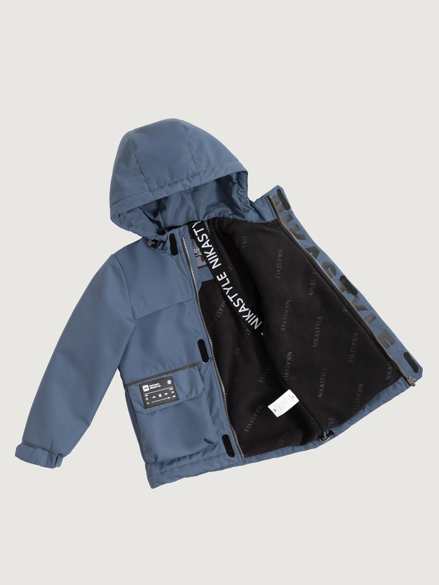 картинка Куртка утеплённая для мальчика NIKASTYLE 4м3325 Деним от магазина детских товаров ALiSa