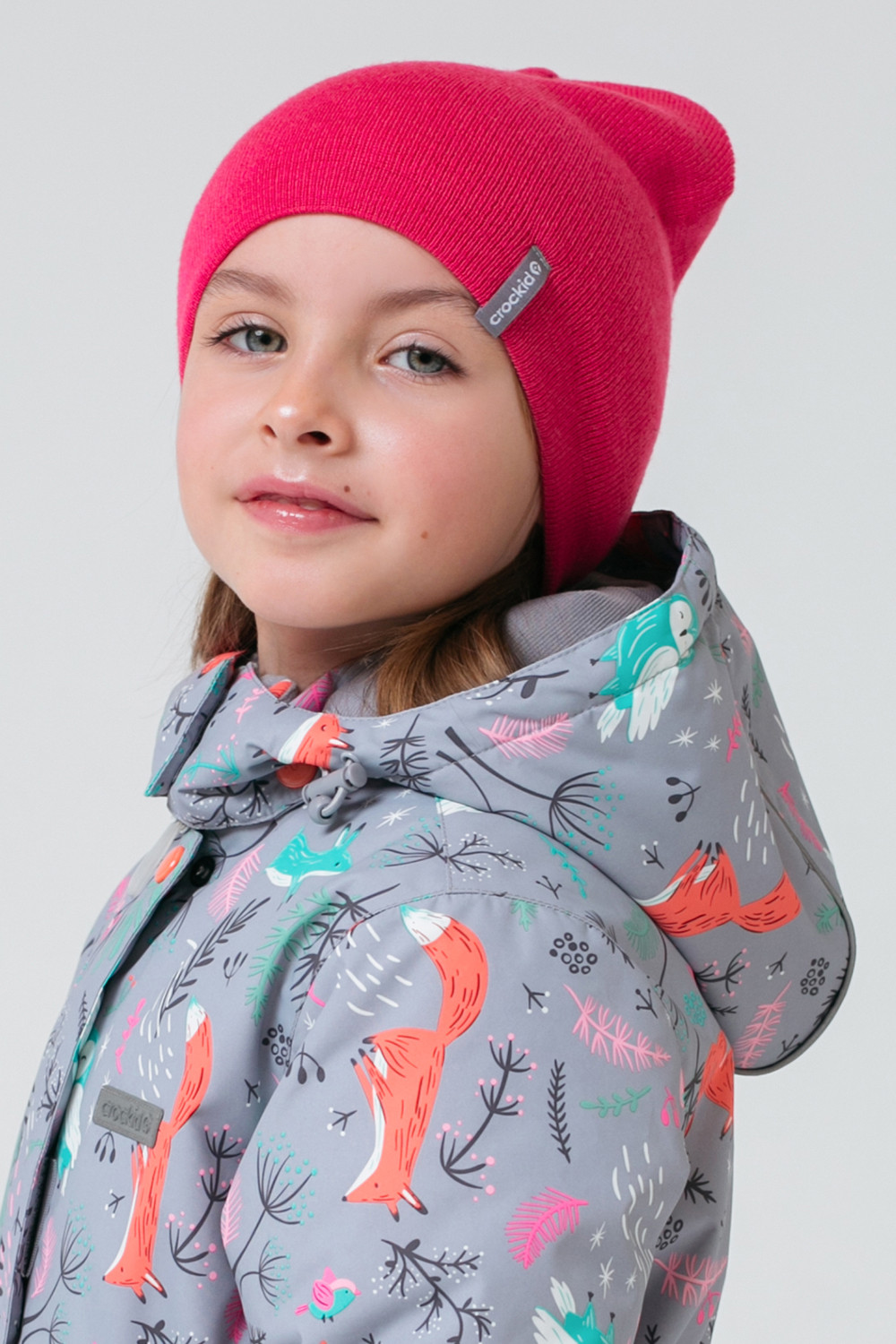 картинка Шапка для девочки Crockid КВ 20159/21ш барби от магазина детских товаров ALiSa