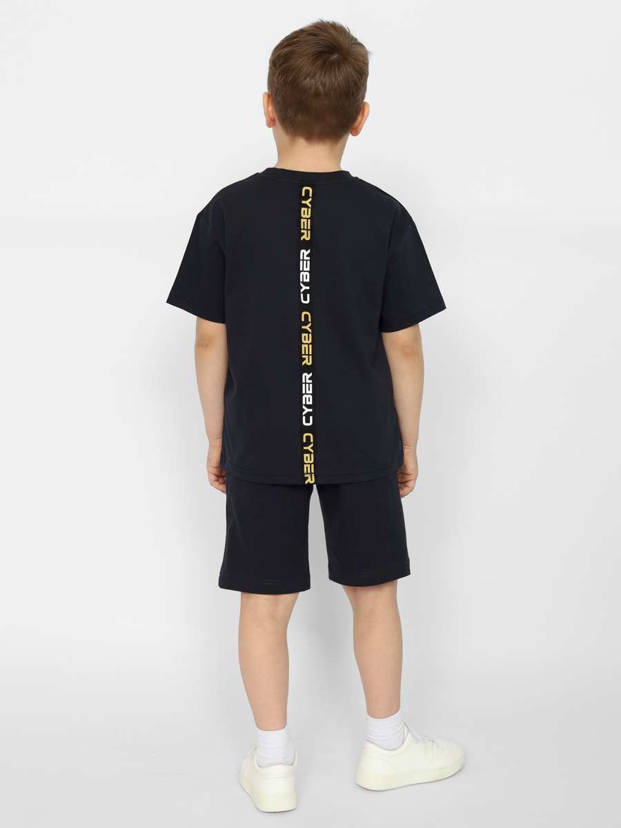 картинка Футболка для мальчика CSJB 63564-48-374 Темно-серый от магазина детских товаров ALiSa